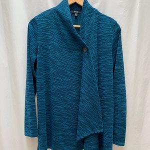 Apt. 9 Pretty Peacock Blue Sweater size small EUC